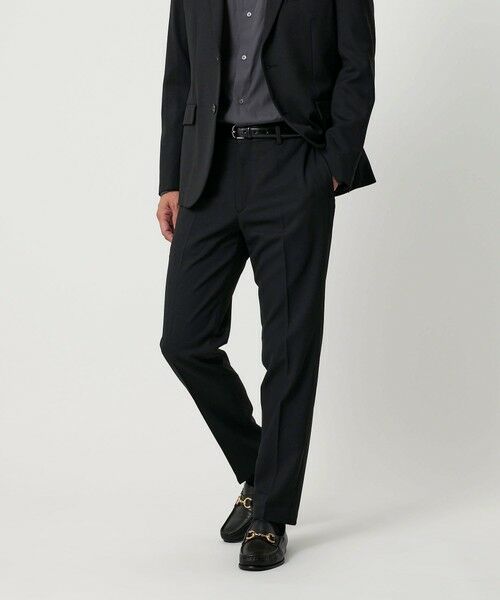 BEAUTY&YOUTH UNITED ARROWS / ビューティー&ユース ユナイテッドアローズ その他パンツ | ピンヘッド ポリエステル ノープリーツ スリムパンツ セットアップ対応可能 | 詳細2