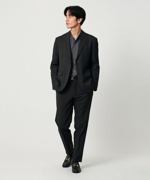 BEAUTY&YOUTH UNITED ARROWS / ビューティー&ユース ユナイテッドアローズ その他パンツ | ピンヘッド ポリエステル ノープリーツ スリムパンツ セットアップ対応可能 | 詳細3