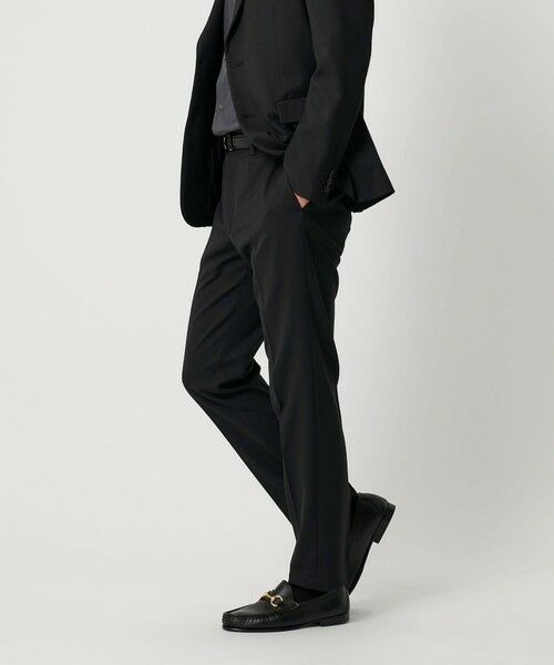 BEAUTY & YOUTH UNITED ARROWS/ビューティー&ユース ユナイテッドアローズ ピンヘッド ポリエステル ノープリーツ スリムパンツ セットアップ対応可能 BLACK S BEAUTY & YOUTH UNITED ARROWS/ビューティー&ユース ユナイテッドアローズ ピンヘッド ポリエステル ノープリーツ スリムパンツ セットアップ対応可能 BLACK S