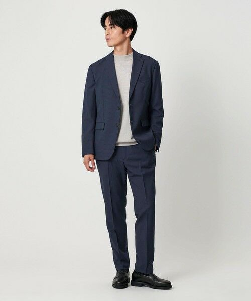 BEAUTY&YOUTH UNITED ARROWS / ビューティー&ユース ユナイテッドアローズ その他パンツ | ピンヘッド ポリエステル ノープリーツ スリムパンツ セットアップ対応可能 | 詳細11