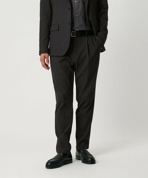 BEAUTY&YOUTH UNITED ARROWS / ビューティー&ユース ユナイテッドアローズ その他パンツ | リサイクル ポリエステル 1プリーツ テーパード パンツ NO.3 セットアップ対応 ウォッシャブル | 詳細1