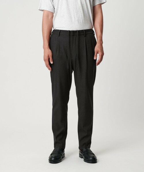 BEAUTY&YOUTH UNITED ARROWS / ビューティー&ユース ユナイテッドアローズ その他パンツ | リサイクル ポリエステル 1プリーツ テーパード パンツ NO.3 セットアップ対応 ウォッシャブル | 詳細5