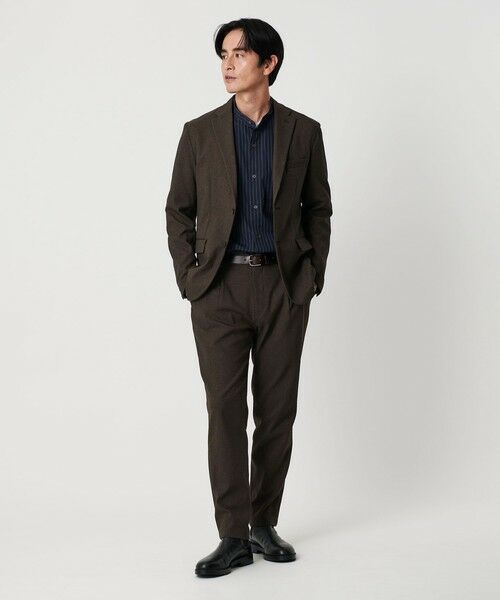 BEAUTY&YOUTH UNITED ARROWS / ビューティー&ユース ユナイテッドアローズ その他パンツ | リサイクル ポリエステル 1プリーツ テーパード パンツ NO.3 セットアップ対応 ウォッシャブル | 詳細7