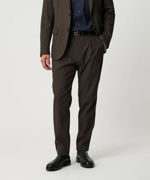 BEAUTY & YOUTH UNITED ARROWS/ビューティー&ユース ユナイテッドアローズ リサイクル ポリエステル 1プリーツ テーパード パンツ セットアップ対応 ウォッシャブル DK. BROWN XL BEAUTY & YOUTH UNITED ARROWS/ビューティー&ユース ユナイテッドアローズ リサイクル ポリエステル 1プリーツ テーパード パンツ セットアップ対応 ウォッシャブル DK. BROWN XL