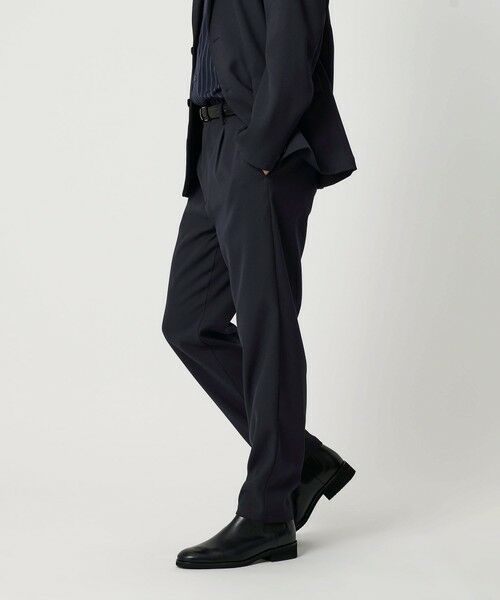 BEAUTY&YOUTH UNITED ARROWS / ビューティー&ユース ユナイテッドアローズ その他パンツ | トリコチン ポリエステル 1プリーツ テーパードパンツ NO.5 セットアップ対応 | 詳細17