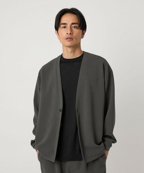 BEAUTY & YOUTH UNITED ARROWS/ビューティー&ユース ユナイテッドアローズ DUAL PACK 2.0 1B V カーディガンジャケット -セットアップ対応 ウォッシャブル マルチ機能- DK. GRAY M BEAUTY & YOUTH UNITED ARROWS/ビューティー&ユース ユナイテッドアローズ DUAL PACK 2.0 1B V カーディガンジャケット -セットアップ対応 ウォッシャブル マルチ機能- DK. GRAY M