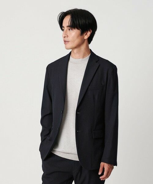 BEAUTY & YOUTH UNITED ARROWS/ビューティー&ユース ユナイテッドアローズ リサイクル ポリエステル 2B ジャケット セットアップ対応 ウォッシャブル NAVY L BEAUTY & YOUTH UNITED ARROWS/ビューティー&ユース ユナイテッドアローズ リサイクル ポリエステル 2B ジャケット セットアップ対応 ウォッシャブル NAVY L