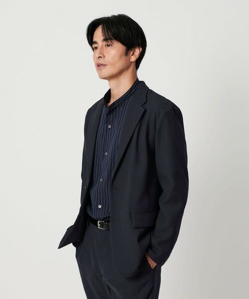 BEAUTY & YOUTH UNITED ARROWS/ビューティー&ユース ユナイテッドアローズ トリコチン ポリエステル 2B コンフォートジャケット セットアップ対応可能 NAVY S BEAUTY & YOUTH UNITED ARROWS/ビューティー&ユース ユナイテッドアローズ トリコチン ポリエステル 2B コンフォートジャケット セットアップ対応可能 NAVY S