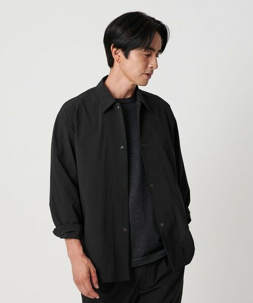 BEAUTY & YOUTH UNITED ARROWS/ビューティー&ユース ユナイテッドアローズ 360°MASTER リングドット シャツアウター -セットアップ対応 ストレッチ ウォッシャブル マルチ機能- BLACK L BEAUTY & YOUTH UNITED ARROWS/ビューティー&ユース ユナイテッドアローズ 360°MASTER リングドット シャツアウター -セットアップ対応 ストレッチ ウォッシャブル マルチ機能- BLACK L