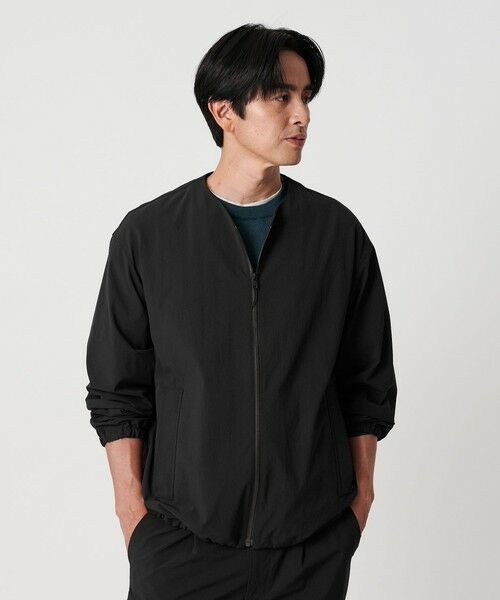 【美品】ユナイテッドアローズ　高級生地使用　セットアップ　ビームス好きの方も 360°MASTER クルー ジップジャケット -セットアップ対応