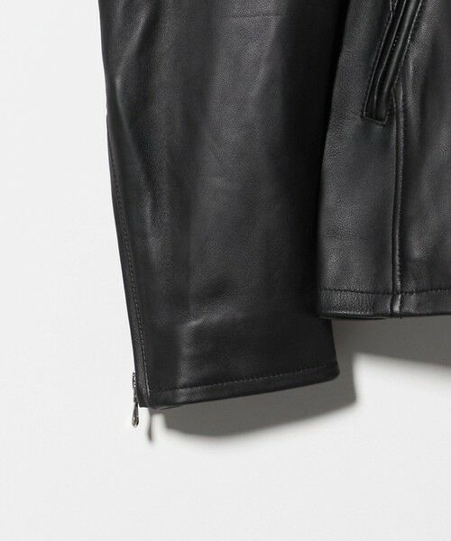 BEAUTY&YOUTH UNITED ARROWS / ビューティー&ユース ユナイテッドアローズ その他アウター | シープレザー シングル ライダース ジャケット | 詳細10