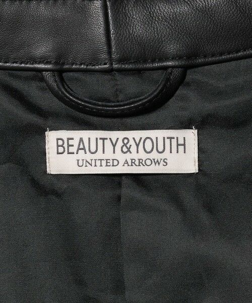 BEAUTY&YOUTH UNITED ARROWS / ビューティー&ユース ユナイテッドアローズ その他アウター | シープレザー シングル ライダース ジャケット | 詳細17