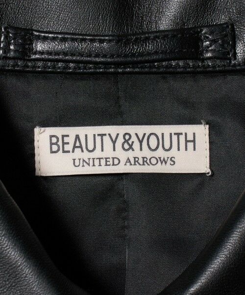 BEAUTY&YOUTH UNITED ARROWS / ビューティー&ユース ユナイテッドアローズ その他アウター | シープレザー ジップ ブルゾン | 詳細16