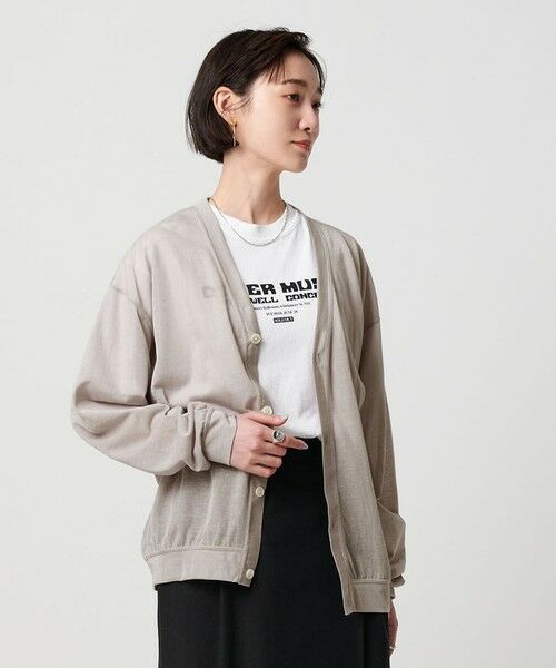 BEAUTY&YOUTH UNITED ARROWS / ビューティー&ユース ユナイテッドアローズ カーディガン・ボレロ | 【WEB限定】シアー カーディガン | 詳細12