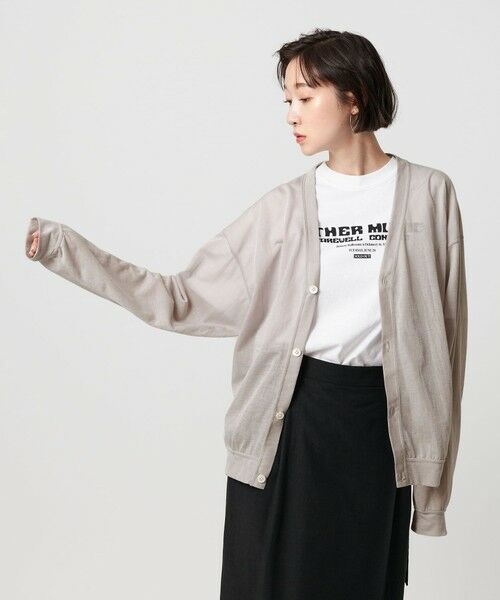 BEAUTY&YOUTH UNITED ARROWS / ビューティー&ユース ユナイテッドアローズ カーディガン・ボレロ | 【WEB限定】シアー カーディガン | 詳細13