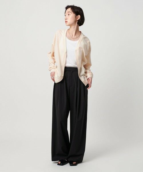 BEAUTY&YOUTH UNITED ARROWS / ビューティー&ユース ユナイテッドアローズ カーディガン・ボレロ | 【WEB限定】シアー カーディガン | 詳細28