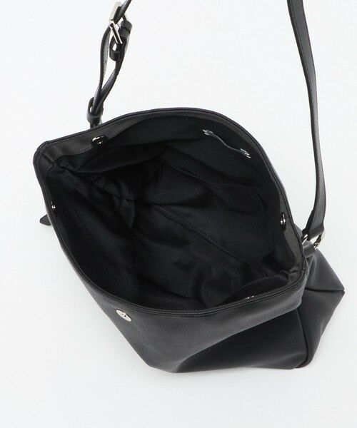 BEAUTY&YOUTH UNITED ARROWS / ビューティー&ユース ユナイテッドアローズ ショルダーバッグ | “Drape Bag Series” フラップ ミニショルダー バッグ 2WAY | 詳細12