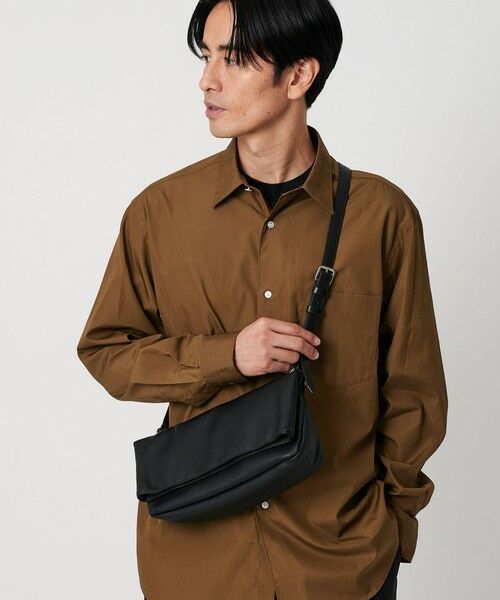 BEAUTY&YOUTH UNITED ARROWS / ビューティー&ユース ユナイテッドアローズ ショルダーバッグ | “Drape Bag Series” フラップ ミニショルダー バッグ 2WAY | 詳細2