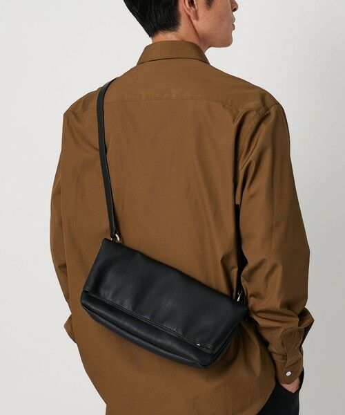 BEAUTY&YOUTH UNITED ARROWS / ビューティー&ユース ユナイテッドアローズ ショルダーバッグ | “Drape Bag Series” フラップ ミニショルダー バッグ 2WAY | 詳細4