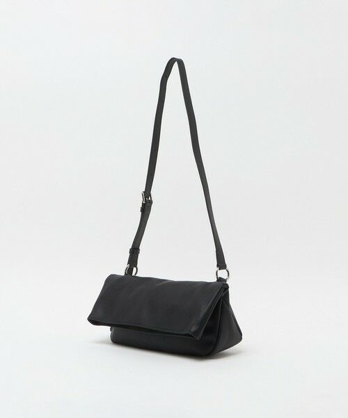 BEAUTY&YOUTH UNITED ARROWS / ビューティー&ユース ユナイテッドアローズ ショルダーバッグ | “Drape Bag Series” フラップ ミニショルダー バッグ 2WAY | 詳細9