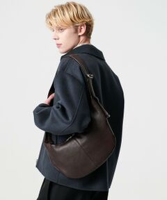 BEAUTY&YOUTH UNITED ARROWS / ビューティー&ユース ユナイテッドアローズ ショルダーバッグ | レザー ムーン ショルダー バッグ