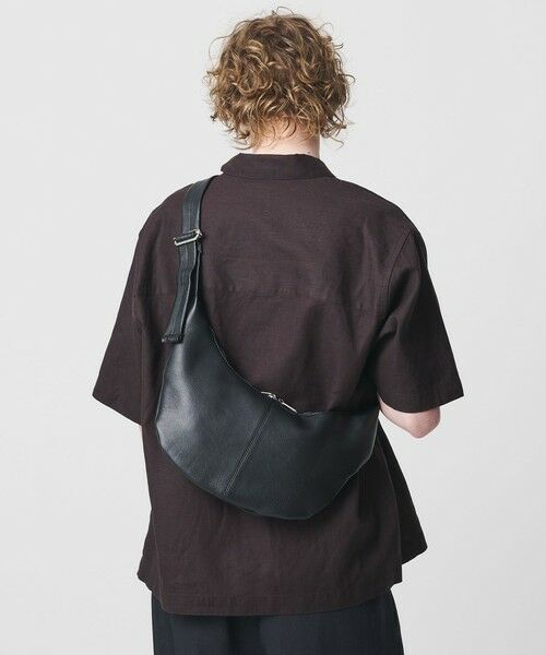 BEAUTY&YOUTH UNITED ARROWS / ビューティー&ユース ユナイテッドアローズ ショルダーバッグ | レザー ムーン ショルダー バッグ | 詳細2