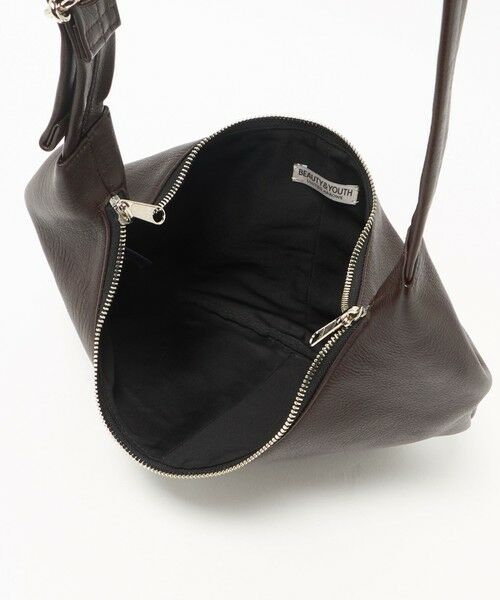 BEAUTY&YOUTH UNITED ARROWS / ビューティー&ユース ユナイテッドアローズ ショルダーバッグ | レザー ムーン ショルダー バッグ | 詳細15
