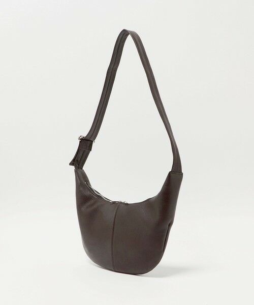 BEAUTY&YOUTH UNITED ARROWS / ビューティー&ユース ユナイテッドアローズ ショルダーバッグ | レザー ムーン ショルダー バッグ | 詳細9