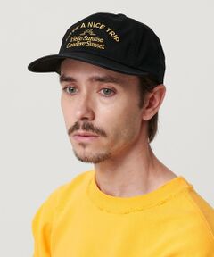 BEAUTY&YOUTH UNITED ARROWS / ビューティー&ユース ユナイテッドアローズ キャップ | ＜HELLO SUNRISE＞タイポグラフィ アーチ ロゴ 6パネル キャップ