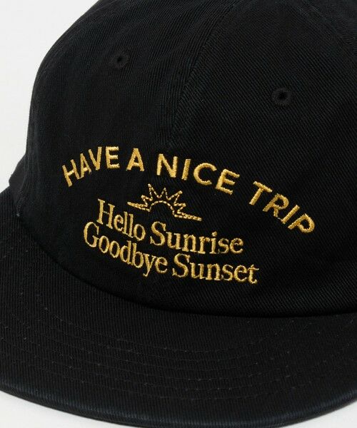 BEAUTY&YOUTH UNITED ARROWS / ビューティー&ユース ユナイテッドアローズ キャップ | ＜HELLO SUNRISE＞タイポグラフィ アーチ ロゴ 6パネル キャップ | 詳細5