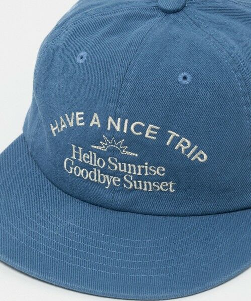 BEAUTY&YOUTH UNITED ARROWS / ビューティー&ユース ユナイテッドアローズ キャップ | ＜HELLO SUNRISE＞タイポグラフィ アーチ ロゴ 6パネル キャップ | 詳細14