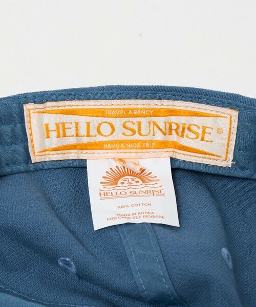 BEAUTY&YOUTH UNITED ARROWS / ビューティー&ユース ユナイテッドアローズ キャップ | ＜HELLO SUNRISE＞タイポグラフィ アーチ ロゴ 6パネル キャップ | 詳細16
