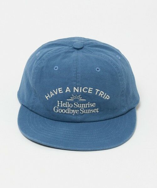 BEAUTY&YOUTH UNITED ARROWS / ビューティー&ユース ユナイテッドアローズ キャップ | ＜HELLO SUNRISE＞タイポグラフィ アーチ ロゴ 6パネル キャップ | 詳細9