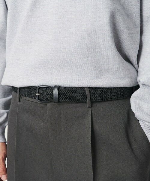 BEAUTY&YOUTH UNITED ARROWS / ビューティー&ユース ユナイテッドアローズ ベルト・サスペンダー | ゴム メッシュ ベルト 30mm | 詳細1