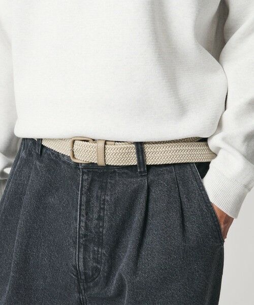 BEAUTY&YOUTH UNITED ARROWS / ビューティー&ユース ユナイテッドアローズ ベルト・サスペンダー | ゴム メッシュ ベルト 30mm | 詳細6