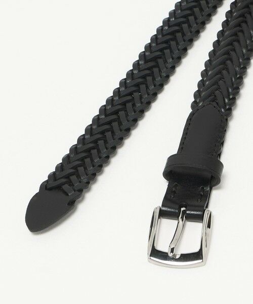 BEAUTY&YOUTH UNITED ARROWS / ビューティー&ユース ユナイテッドアローズ ベルト・サスペンダー | レザー メッシュ ベルト 25mm | 詳細3