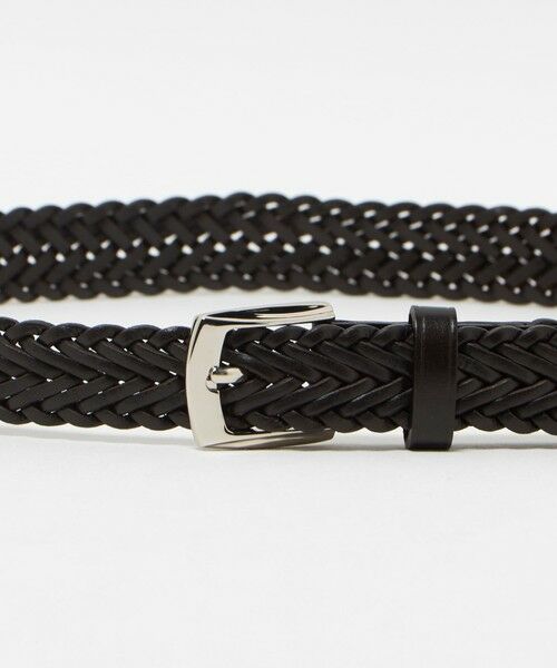 BEAUTY&YOUTH UNITED ARROWS / ビューティー&ユース ユナイテッドアローズ ベルト・サスペンダー | レザー メッシュ ベルト 25mm | 詳細6