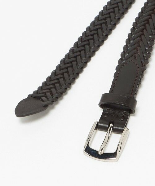 BEAUTY&YOUTH UNITED ARROWS / ビューティー&ユース ユナイテッドアローズ ベルト・サスペンダー | レザー メッシュ ベルト 25mm | 詳細7