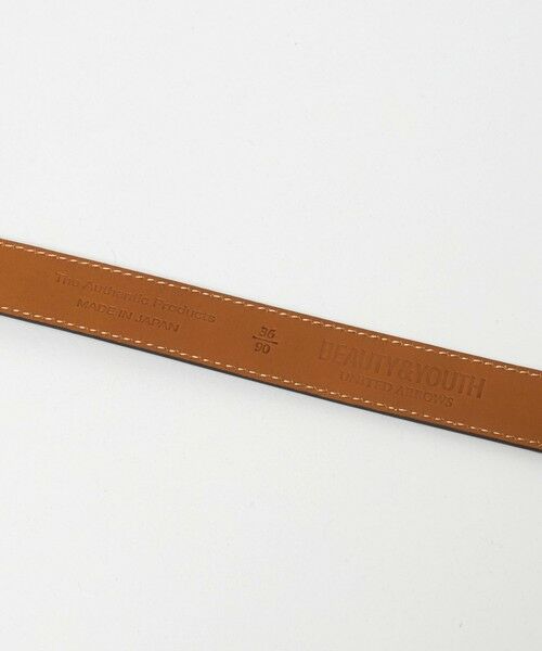 BEAUTY&YOUTH UNITED ARROWS / ビューティー&ユース ユナイテッドアローズ ベルト・サスペンダー | モダン レザー ベルト25mm Made in Japan | 詳細5
