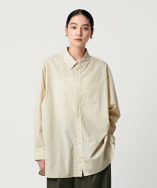 BEAUTY&YOUTH UNITED ARROWS / ビューティー&ユース ユナイテッドアローズ シャツ・ブラウス | コットン ストライプビッグシャツ | 詳細1
