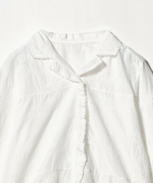 BEAUTY&YOUTH UNITED ARROWS / ビューティー&ユース ユナイテッドアローズ シャツ・ブラウス | エンブロイダリー オープンカラーシャツ | 詳細11