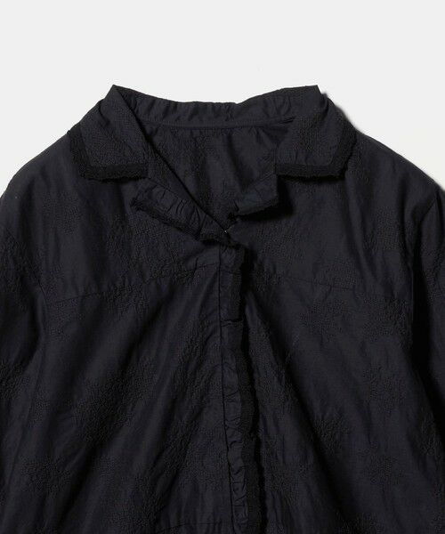 BEAUTY&YOUTH UNITED ARROWS / ビューティー&ユース ユナイテッドアローズ シャツ・ブラウス | エンブロイダリー オープンカラーシャツ | 詳細18