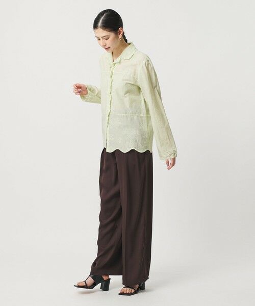 BEAUTY&YOUTH UNITED ARROWS / ビューティー&ユース ユナイテッドアローズ シャツ・ブラウス | エンブロイダリー オープンカラーシャツ | 詳細23