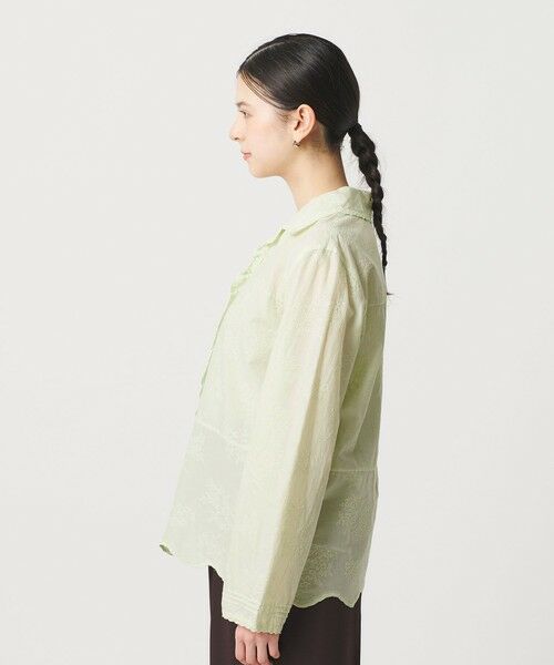 BEAUTY&YOUTH UNITED ARROWS / ビューティー&ユース ユナイテッドアローズ シャツ・ブラウス | エンブロイダリー オープンカラーシャツ | 詳細25