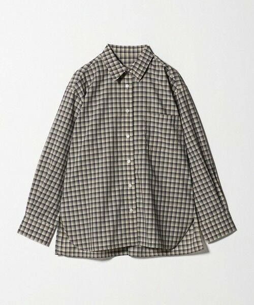 BEAUTY&YOUTH UNITED ARROWS / ビューティー&ユース ユナイテッドアローズ シャツ・ブラウス | ポリエステルウール ローンチェックシャツ | 詳細6
