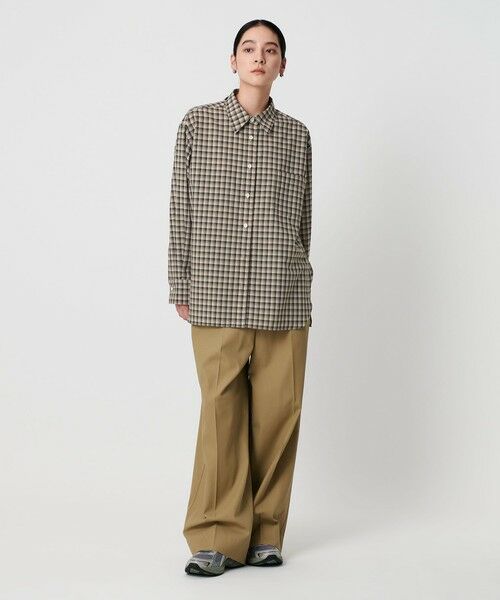 BEAUTY&YOUTH UNITED ARROWS / ビューティー&ユース ユナイテッドアローズ シャツ・ブラウス | ポリエステルウール ローンチェックシャツ | 詳細5