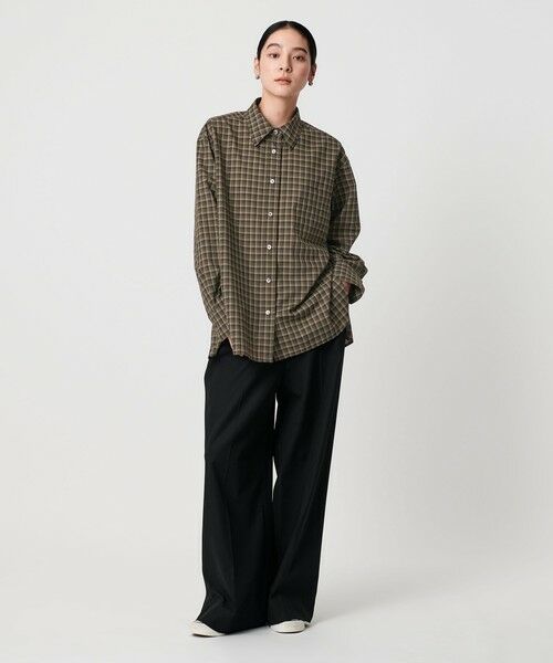 BEAUTY&YOUTH UNITED ARROWS / ビューティー&ユース ユナイテッドアローズ シャツ・ブラウス | ポリエステルウール ローンチェックシャツ | 詳細16