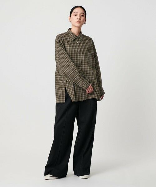 BEAUTY&YOUTH UNITED ARROWS / ビューティー&ユース ユナイテッドアローズ シャツ・ブラウス | ポリエステルウール ローンチェックシャツ | 詳細17