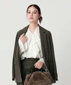 BEAUTY&YOUTH UNITED ARROWS / ビューティー&ユース ユナイテッドアローズ シャツ・ブラウス | ラッフル スキッパーブラウス ウォッシャブル