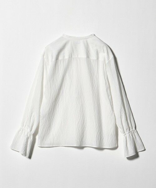 BEAUTY&YOUTH UNITED ARROWS / ビューティー&ユース ユナイテッドアローズ シャツ・ブラウス | ラッフル スキッパーブラウス ウォッシャブル | 詳細7